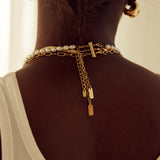 Triple Necklace Separator | 18K Gold