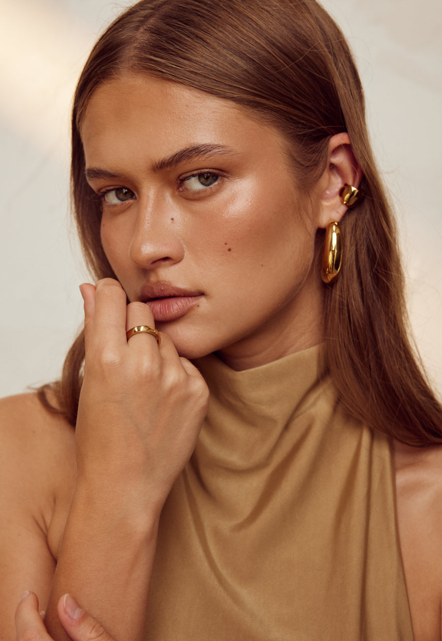 Kiki Hoop Earrings | Gold