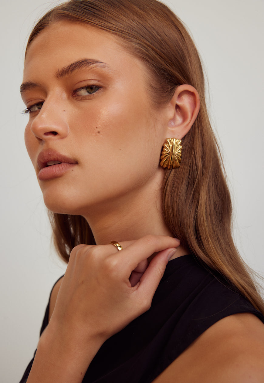 Lena Earrings | 18K Gold