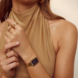 Mason Watch | Black | 18K Gold