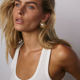 Rue Cler Pearl Earrings | 18K Gold
