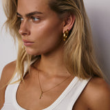 Beni Cross Necklace | 18K Gold