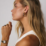 Rogue Huggie Earrings | 18K Gold