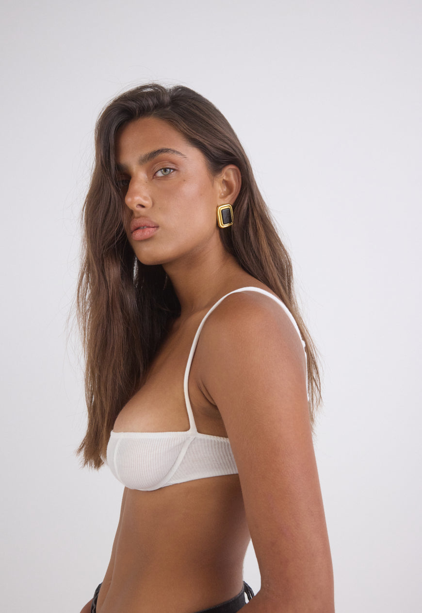 Margaux Onyx Earrings | Black