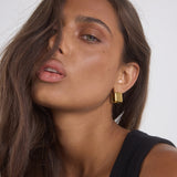 Willia Huggie Earrings | 18K Gold