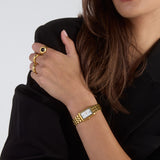 Kelly Watch | White | 18K Gold