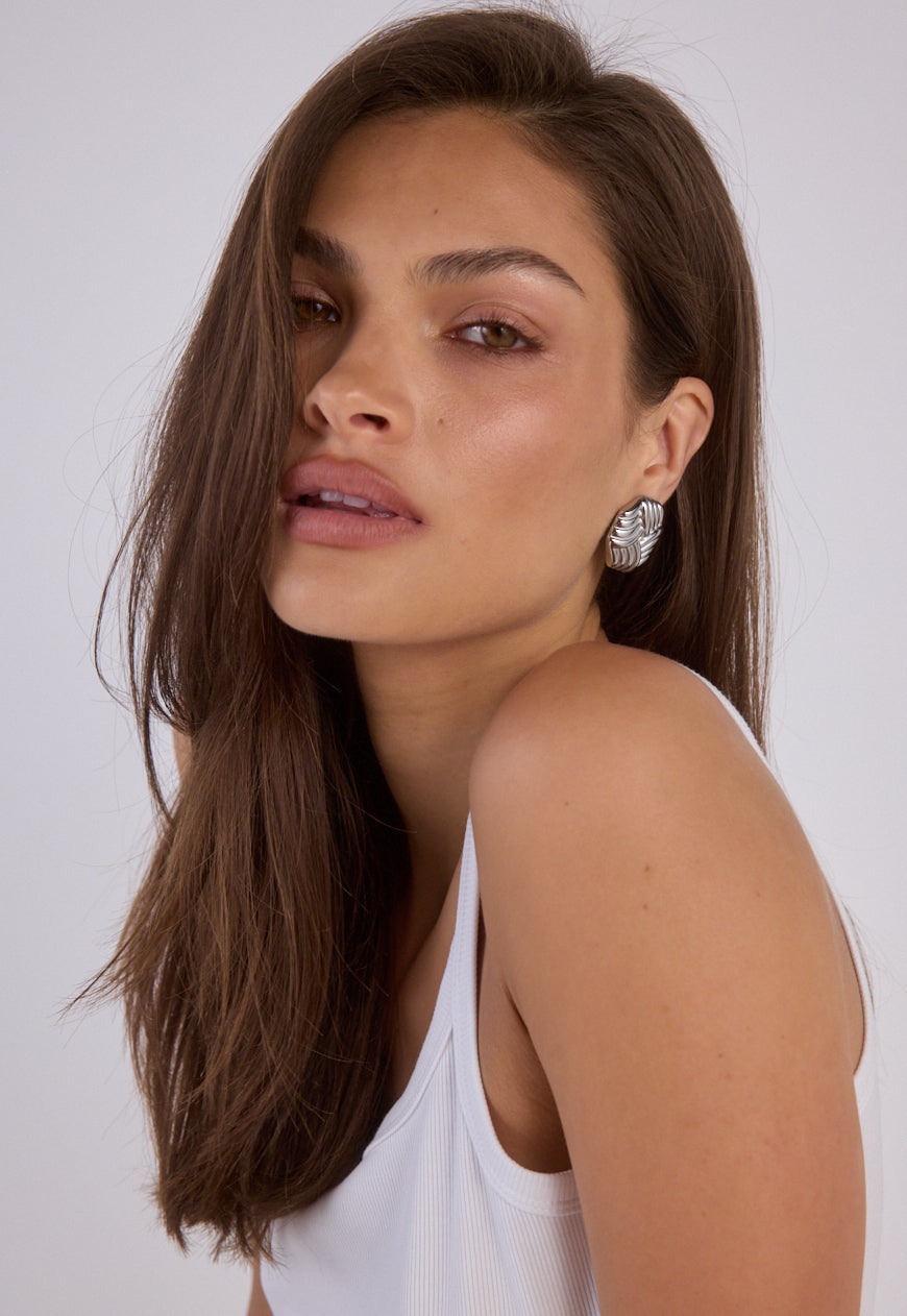 Sabine Earrings | Silver