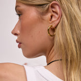 Rhode Huggie Earrings | 18K Gold