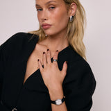 London Watch | Silver | Black Smooth