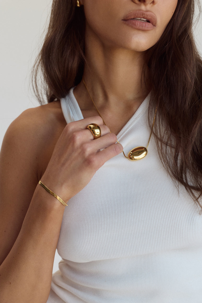 Beau Snake Bracelet | 18K Gold