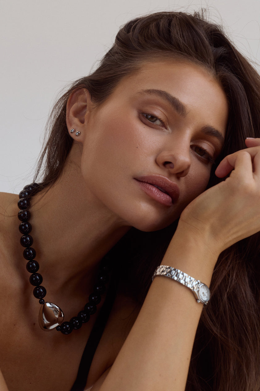 Gia Earrings | Silver