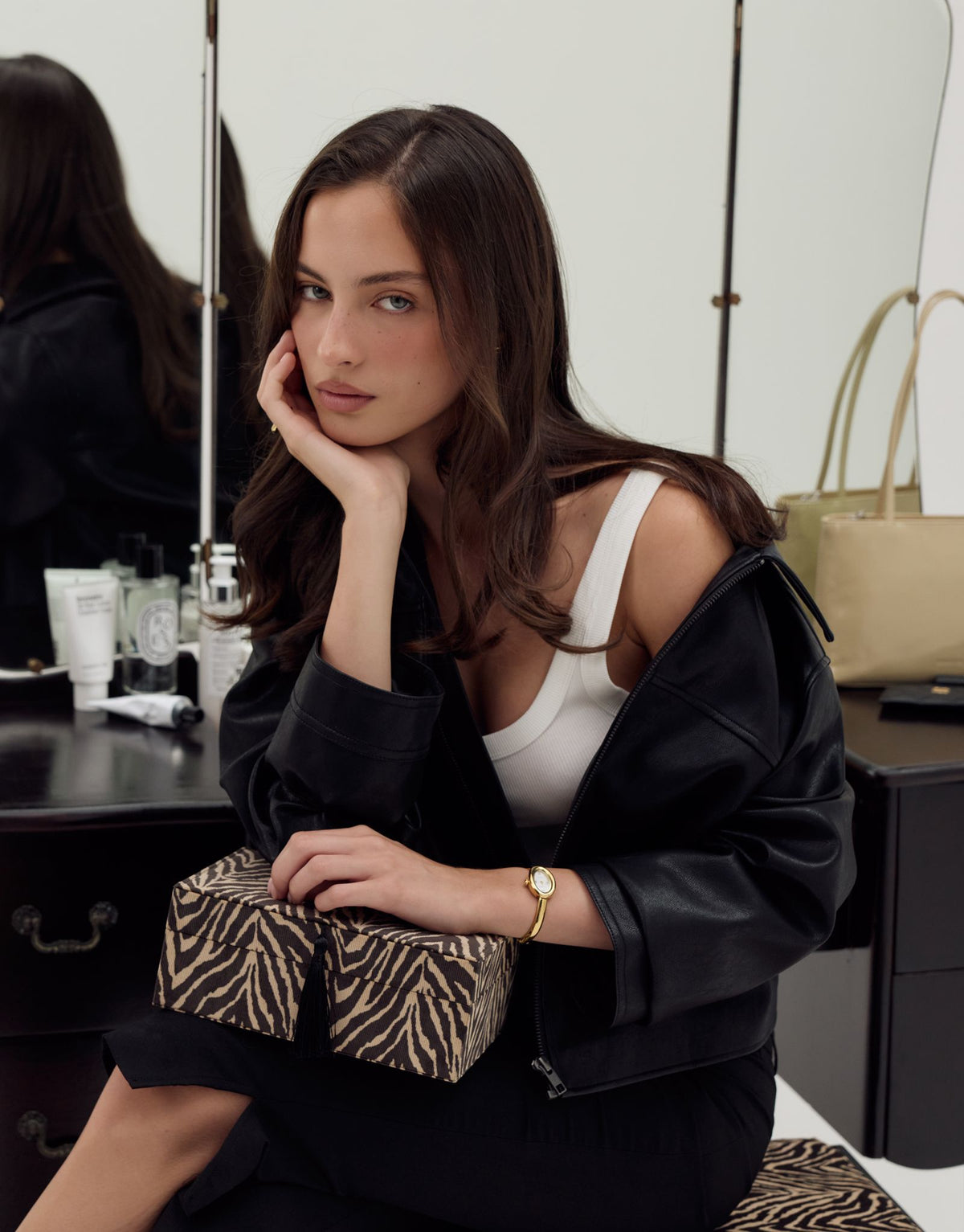 Margot Jewellery Box | Zebra