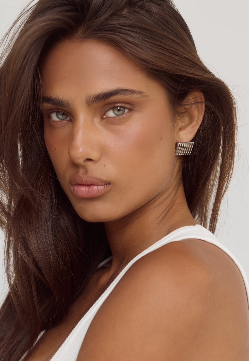 Tabi Earrings | Silver