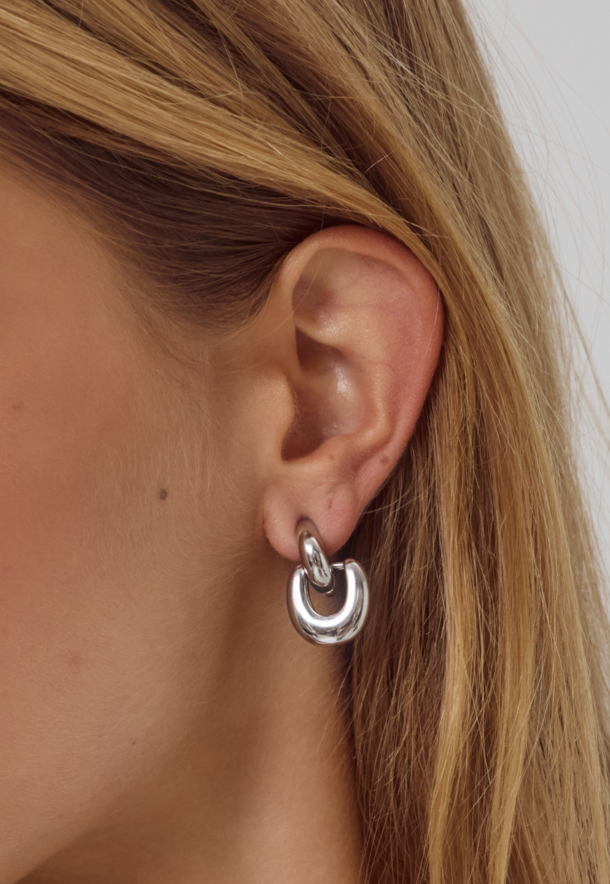 Gabrielle Earrings | Silver