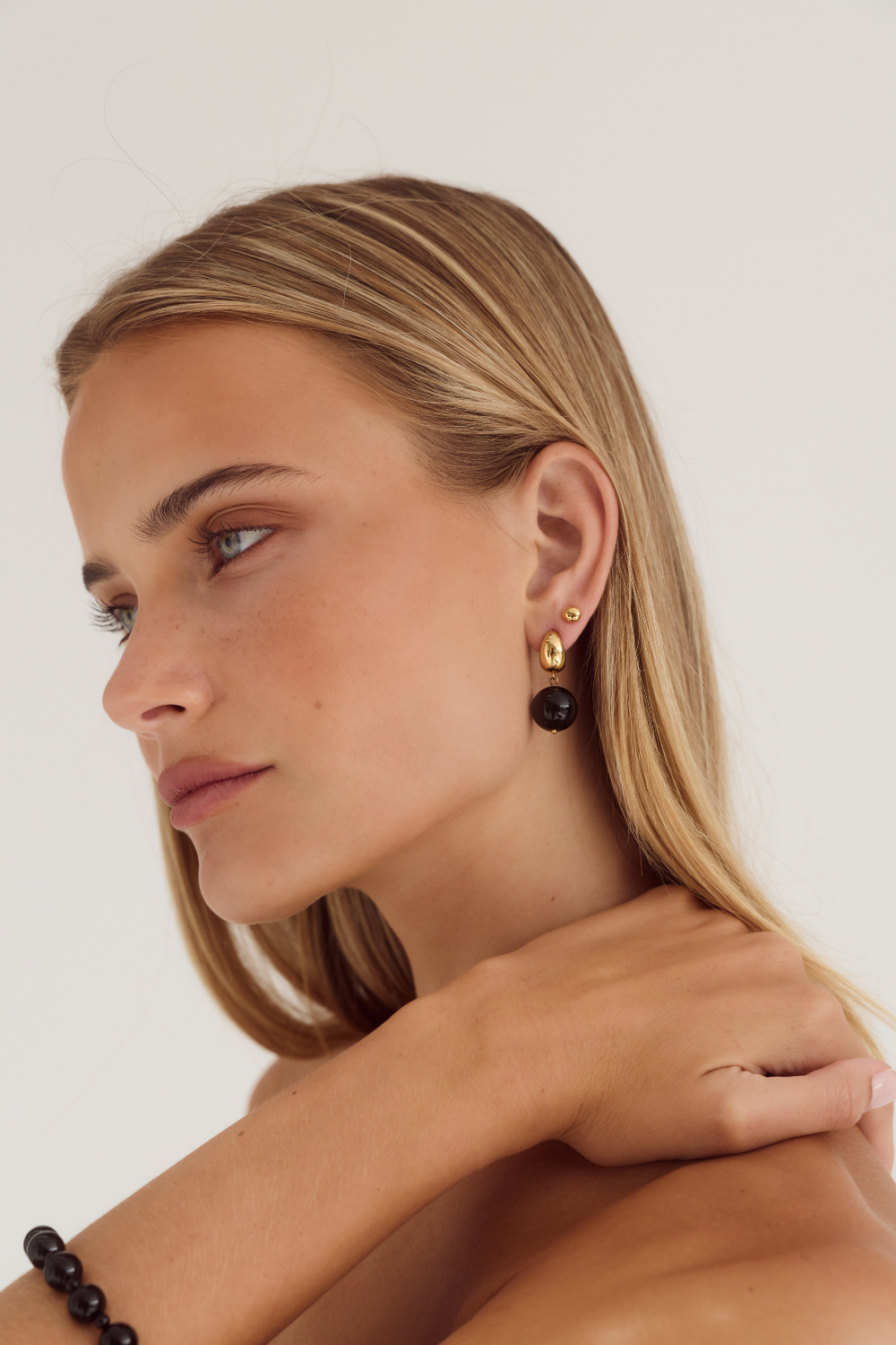 Vera Earrings | Black Onyx