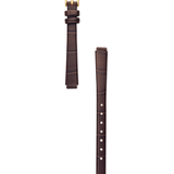 Baby | Espresso Croc Leather Band | Gold