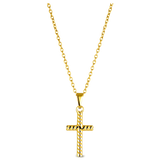 Beni Cross Necklace | 18K Gold