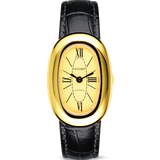 Bridgette Watch | Gold | Black Croc