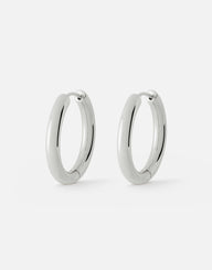 Rhode Huggie Earrings | Silver