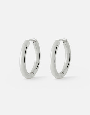 Rhode Huggie Earrings | Silver