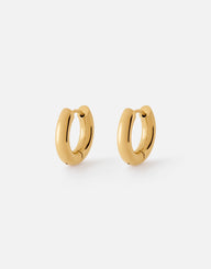 Rosie Huggie Earrings | 18K Gold