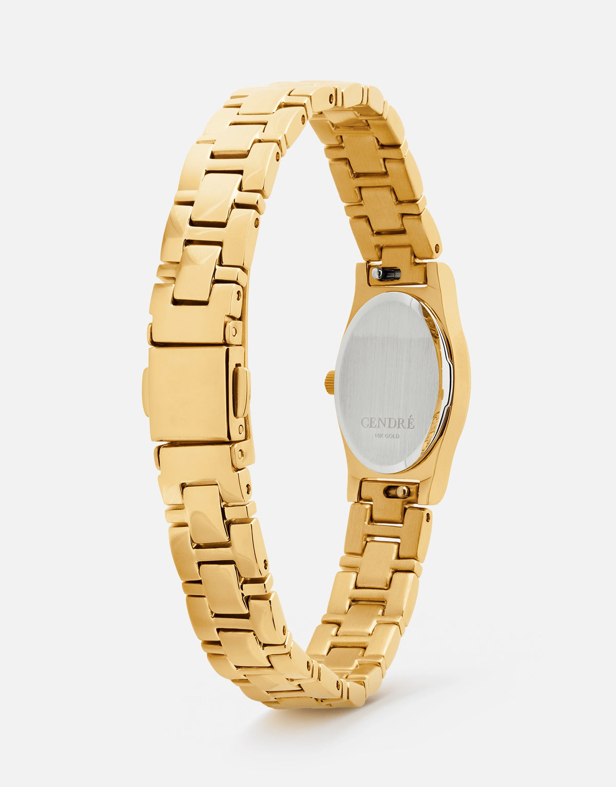Emmeline Watch | White | 18K Gold