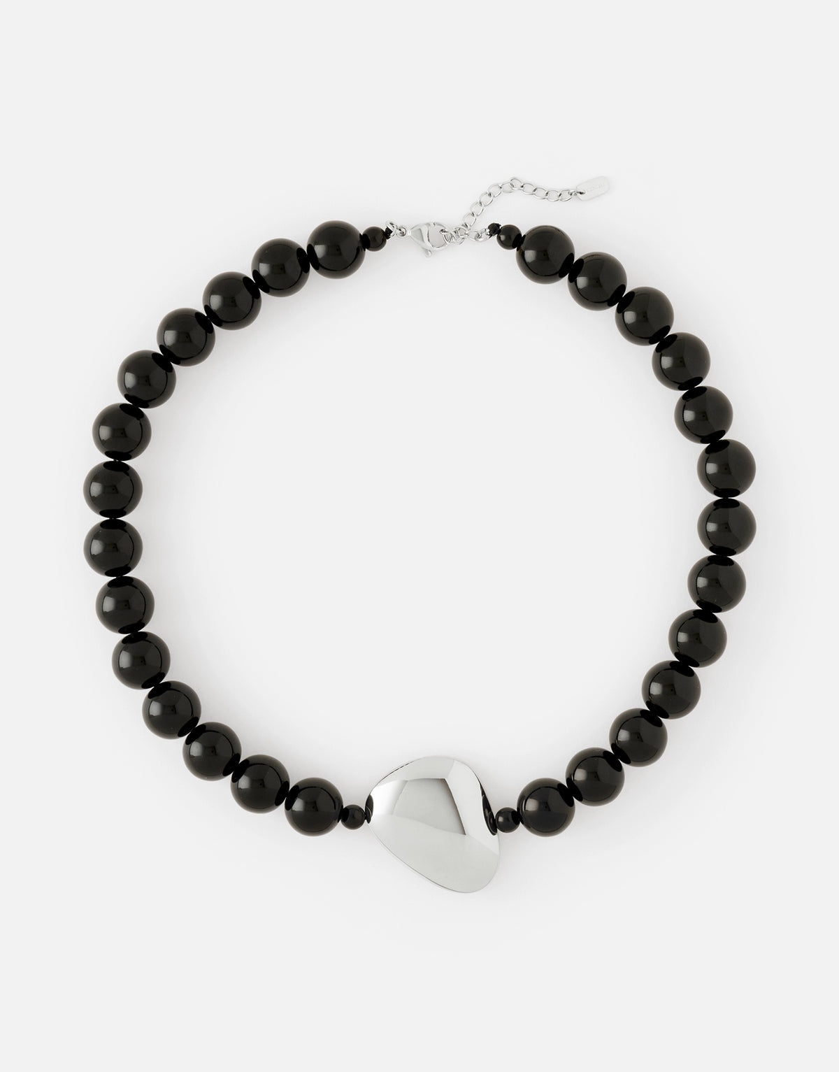 Plaza Necklace | Silver