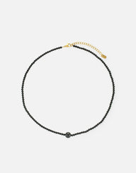 Madison Necklace | Black Agate