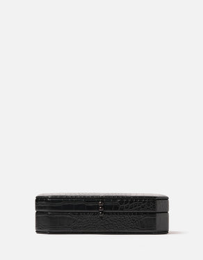 Dorothy Jewellery Box | Black Croc