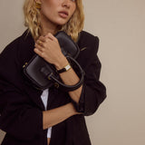 Kelly Watch | White | Black Python