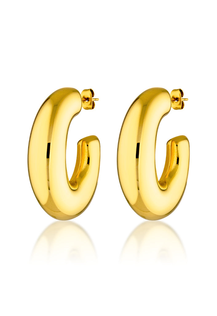 Kiki Hoop Earrings | Gold