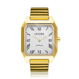 Dillon Watch | White | 18K Gold