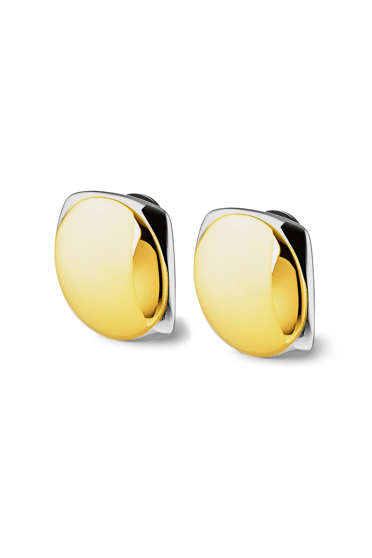 Gemini Earrings | Two-Tone