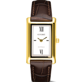 Kelly Watch | White | Espresso Croc