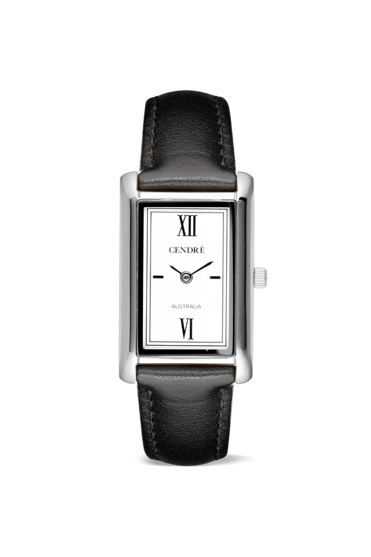 Kelly Watch | Silver | Smooth Black