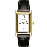 Kelly Watch | White | Black Croc