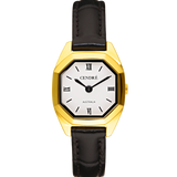 Kensington Watch | White | Black Croc