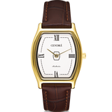London Watch | White | Espresso Croc
