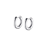 Rogue Huggie Earrings | Silver