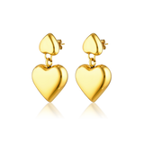 Romee Heart Earrings | 18K Gold
