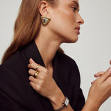 Louvre Earrings | Two-Tone