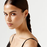 Rosie Huggie Hoop Earrings | Silver
