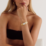 Kelly Watch | White | 18K Gold