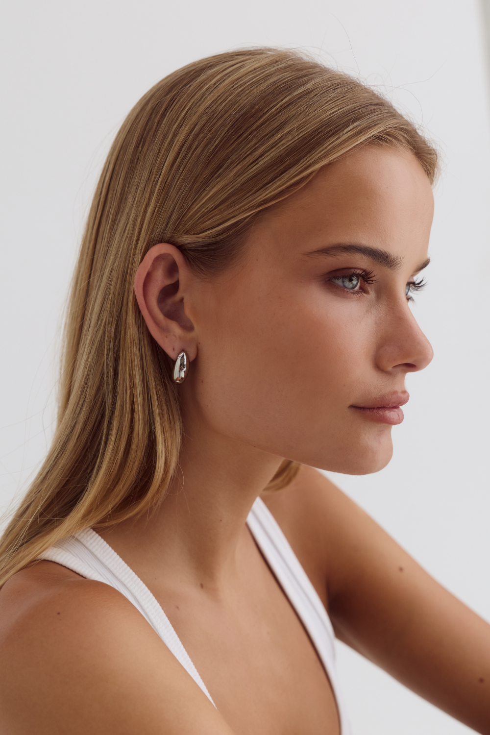 Enna Earrings | Silver