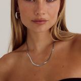 Beau Snake Necklace | Silver