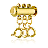 Triple Necklace Separator | Gold