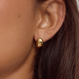 Bean Earrings | 14K Gold