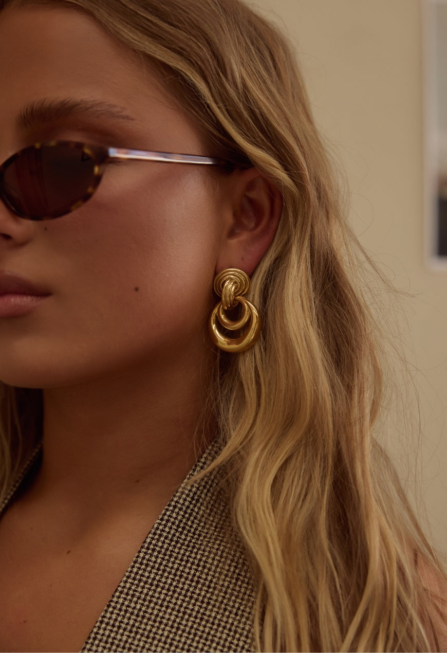 Matilda Earrings | Gold