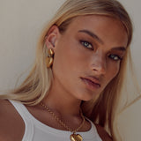 Romee Heart Earrings | Gold