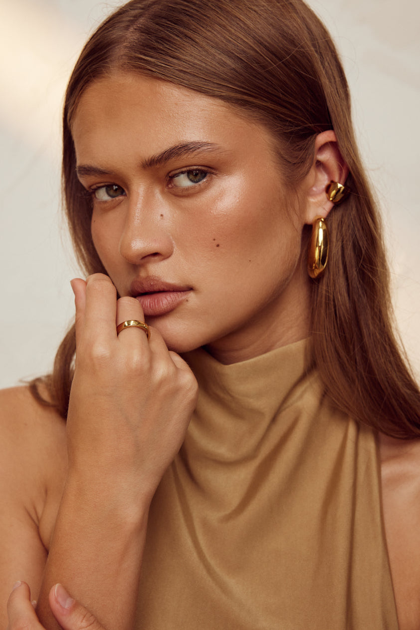 Kiki Hoop Earrings | 18K Gold